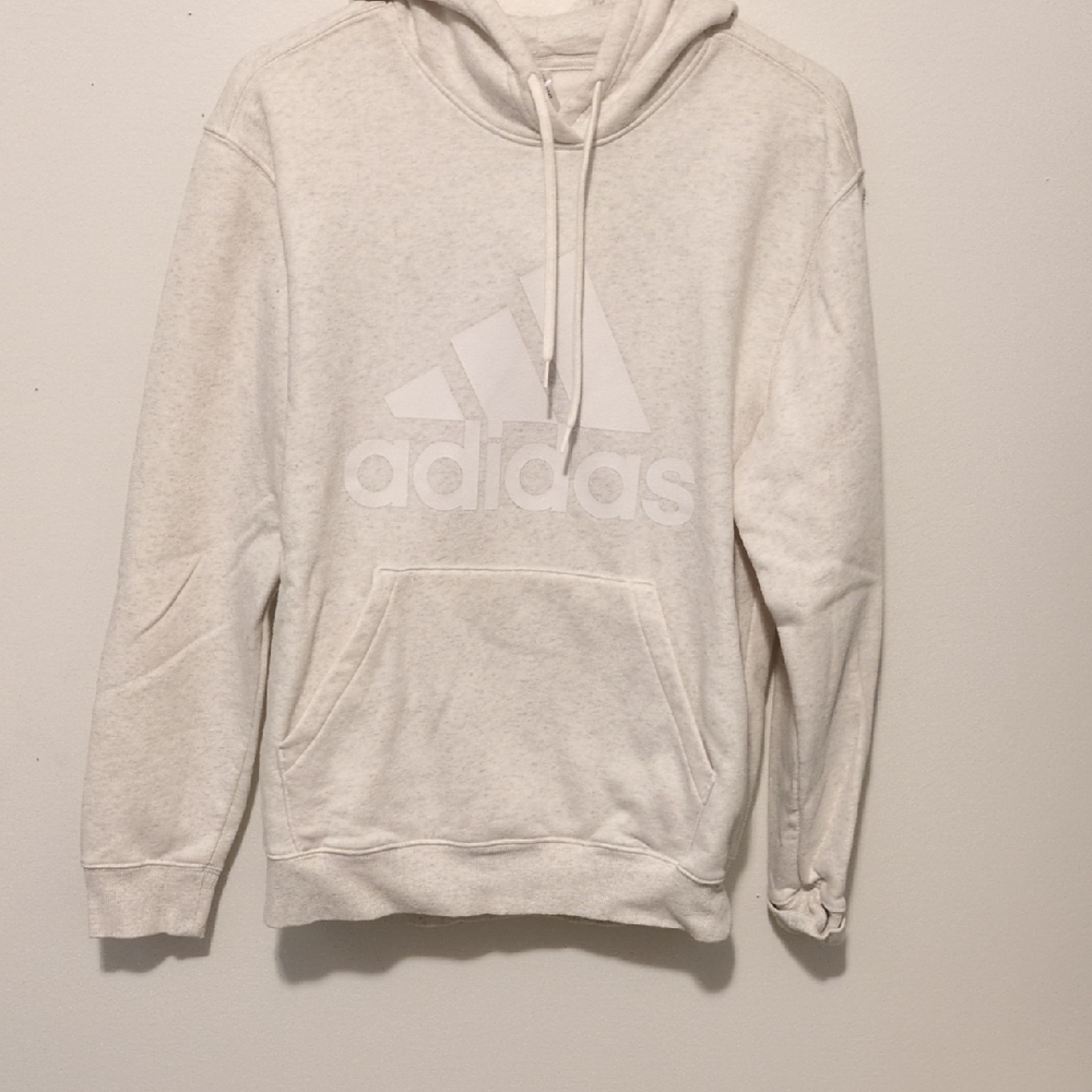 Adidas Men's Cream Hoodie
